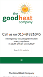 Mobile Screenshot of goodheat.co.uk